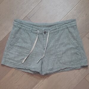 Patagonia Island Hemp Shorts Women's sz 10 Light Green Casual Shorts